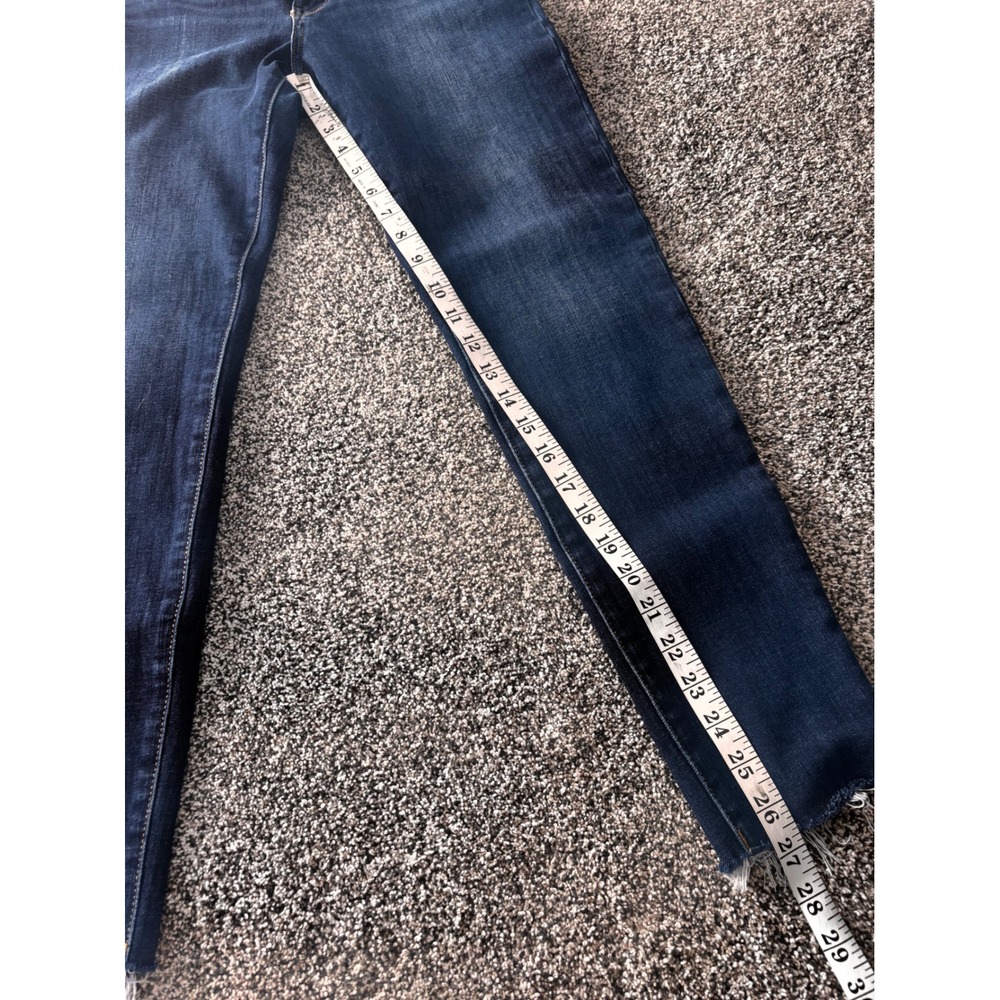 Banana Republic Mid-Rise Skinny Jeans Dark Wash Premium Denim Size‎ 28 - Picture 9 of 10